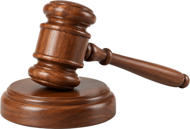 A judge's gavel